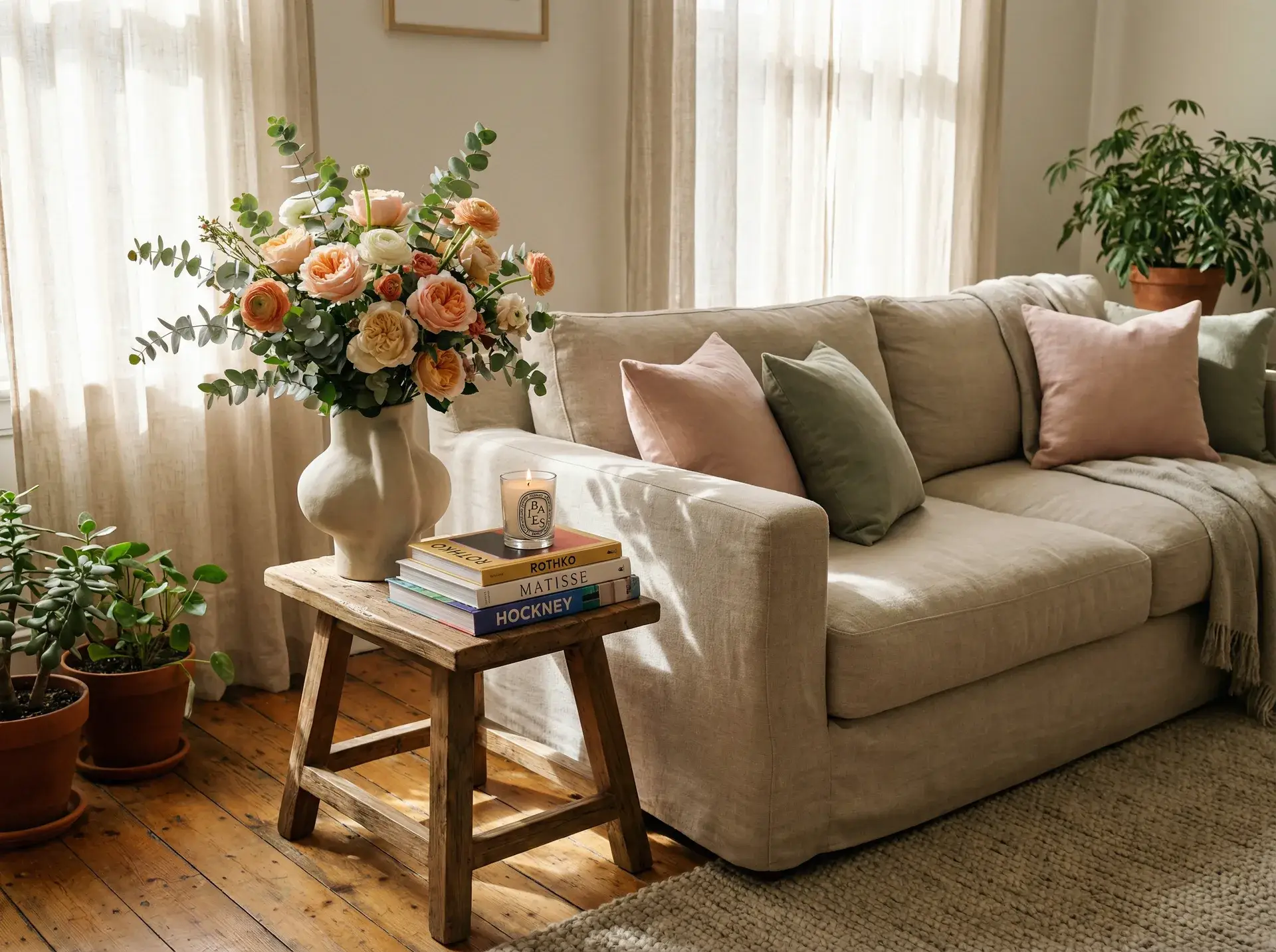 花艺融入家居生活场景 - 小宝探花