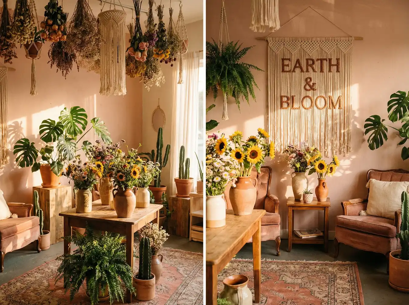 野趣花园波西米亚花店 - 小宝探花