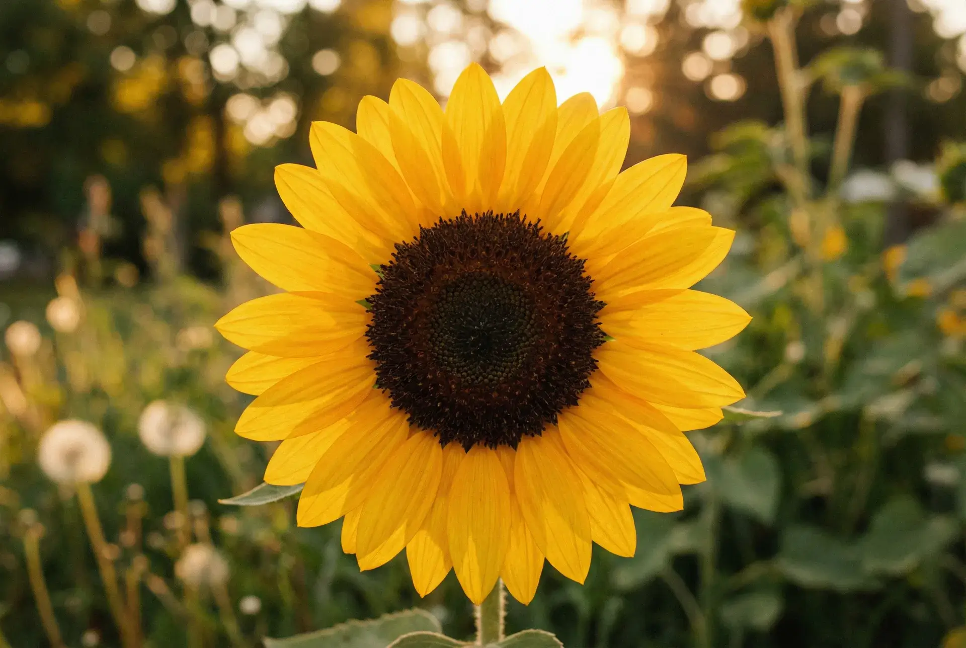 向日葵花语故事配图 - 小宝探花